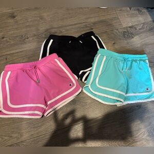 Champion Kids' Shorts - Pink, Black, Aqua